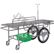 Stainless Steel Stretcher Trolley with Big Castors